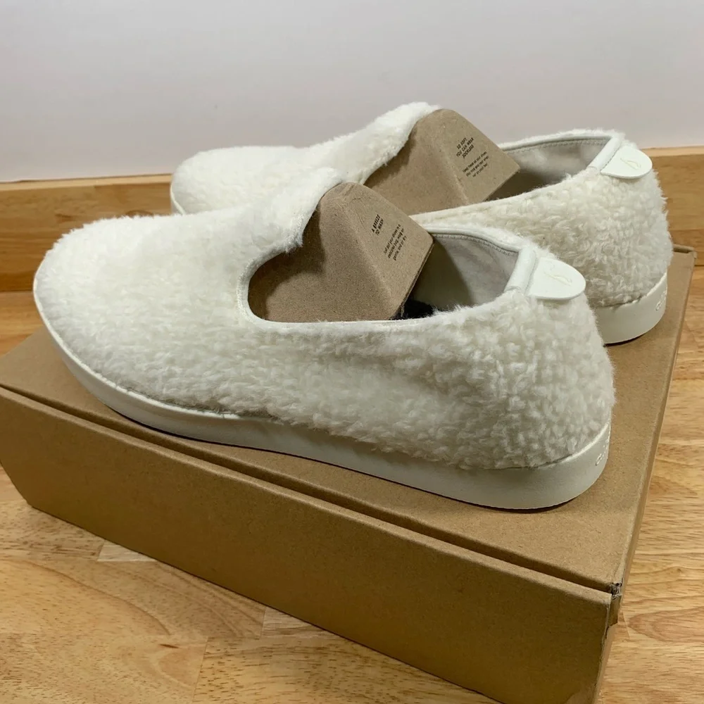 NEW Wool Lounger Fluff Mens‎ 13 Natural White Cream Merino Wool MF1MAWW130